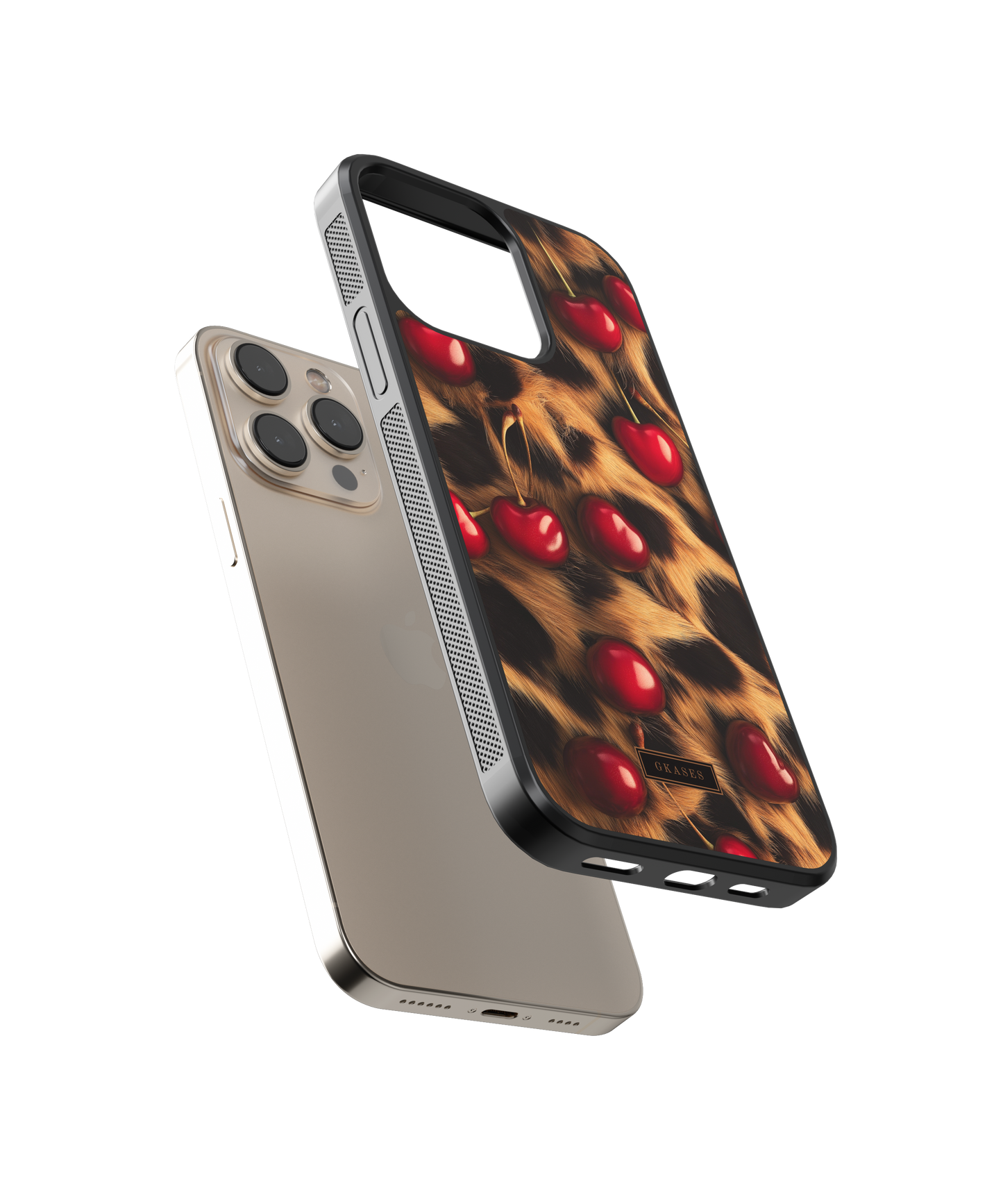 Cheetah Cherry Phone Case
