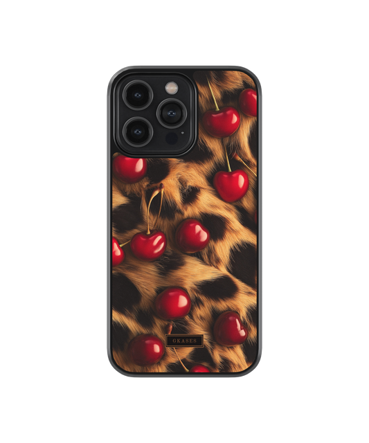Cheetah Cherry Phone Case